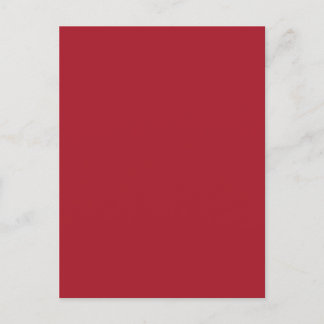 Spring Summer Colour Fiery Red Postcard