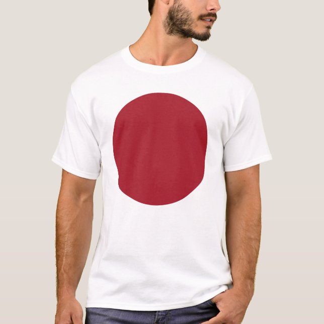 Spring Summer Colour Fiery Red Teddy Bear T-Shirt (Front)