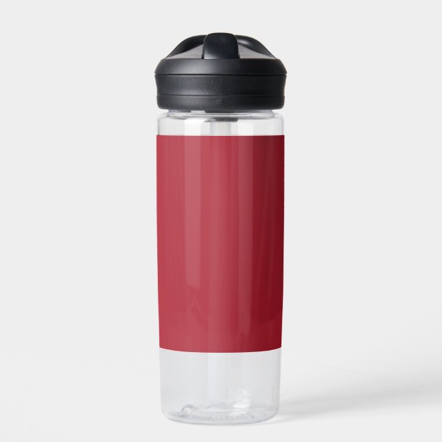 Spring Summer Colour Fiery Red Water Bottle (Front)