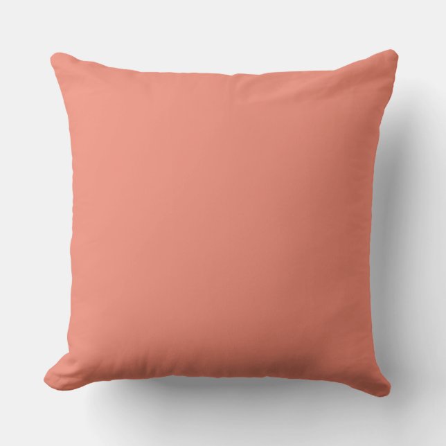 Spring Summer Colour Peach Pink Cushion (Front)