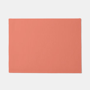 Spring Summer Colour Peach Pink Doormat