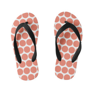 Spring Summer Colour Peach Pink Kid's Thongs