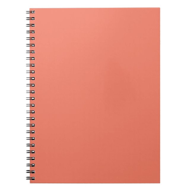 Spring Summer Colour Peach Pink Notebook (Front)