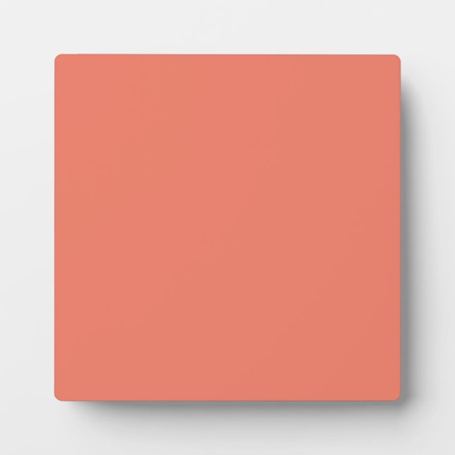 Spring Summer Colour Peach Pink Plaque (Front)