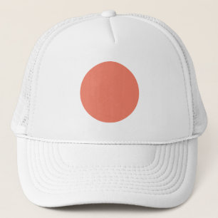Spring Summer Colour Peach Pink Trucker Hat