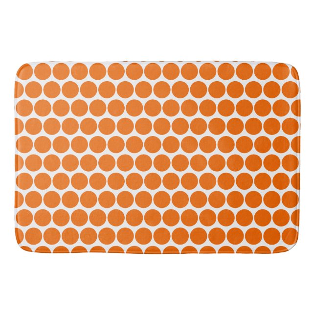 Spring Summer Colours Tangelo Bath Mat (Front)
