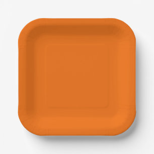 Spring Summer Colours Tangelo Paper Plate