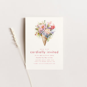Spring Summer Dinner Party Invite