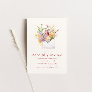 Spring Summer Dinner Party Invite