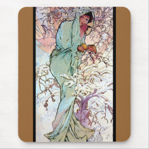 Spring Summer Fall Winter Mouse Pad
