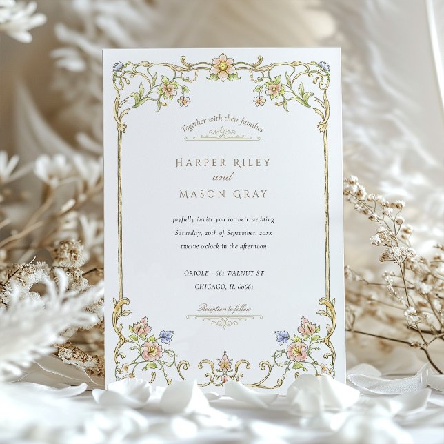 Spring & Summer Floral Garden Wedding Invitation (Creator Uploaded)
