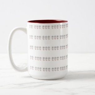 Spring Summer  Minimalist Flower  Two-Tone Coffee Mug