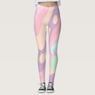 Spring Summer Pastel Leggings
