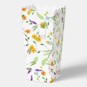 Spring Summer Wild flowers Favour Box