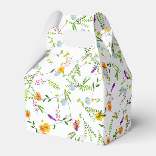 Spring Summer Wild flowers Favour Box
