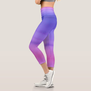 spring sunset High Waisted Capris