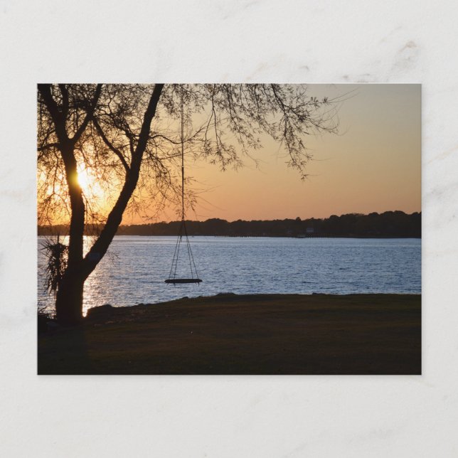 Spring Sunset Peaceful Postcard (Front)