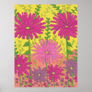 Spring Sunshine Floral  Poster