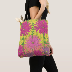Spring Sunshine Floral Tote Bag