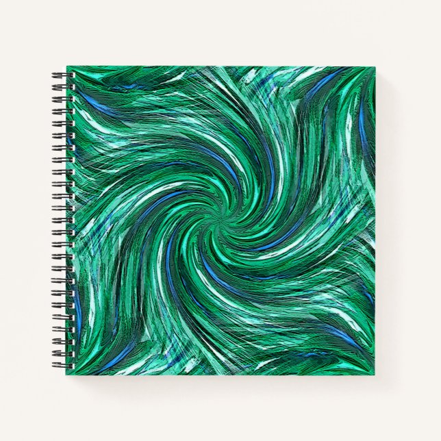 Spring Swirling.... Notebook (Front)