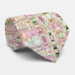 Spring Tapestry Abstract Tie