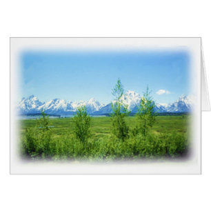 Spring Tetons card