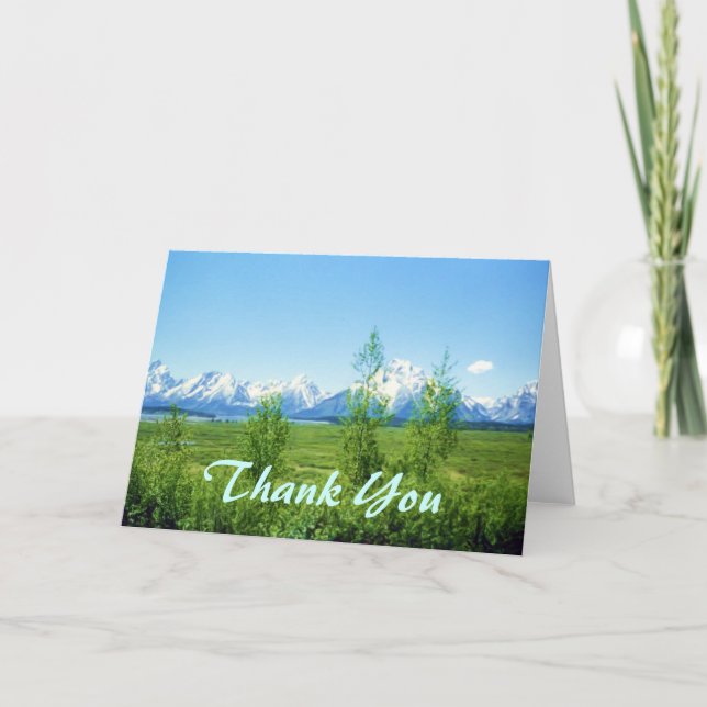 Spring Tetons Father's Day Holiday Card (Front)