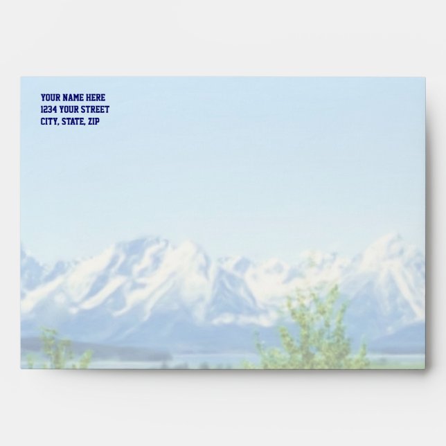 Spring Tetons VISION A7 envelope (Front)