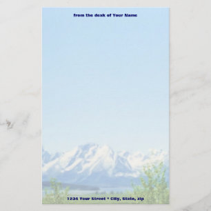 Spring Tetons VISION stationery