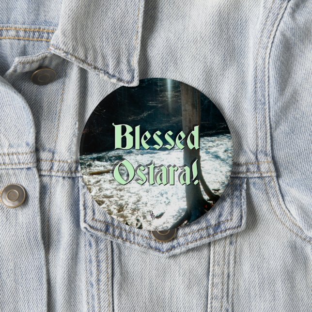 Spring Thaw 10 Cm Round Badge (In Situ)