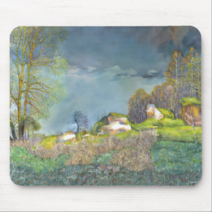 Spring thunderstorm mouse pad