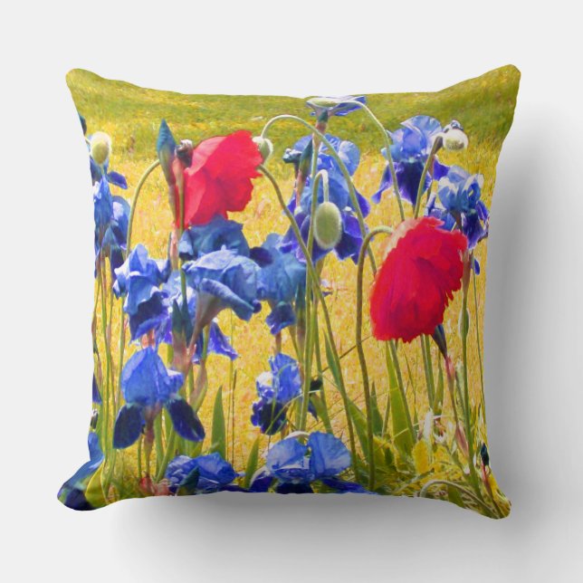 Spring Time 24 Square Pillow (Front)