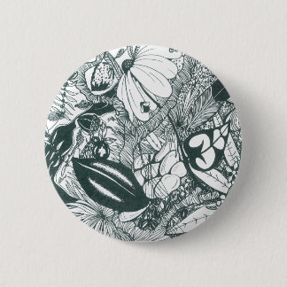 Spring Time 6 Cm Round Badge