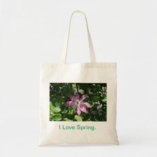 Spring time announcement. tote bag