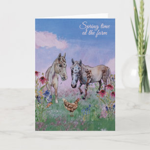 Spring time at the farm number four invitation