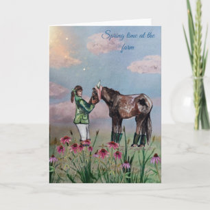 Spring time at the farm number three invitation