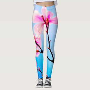 Spring Time Blossoms Leggings