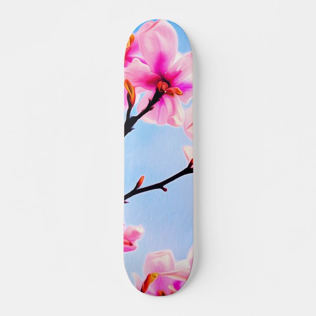 Spring Time Blossoms Skateboard (Front)