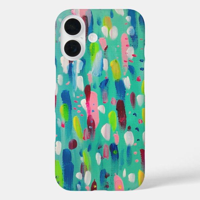 Spring Time Blues Abstract  Case-Mate iPhone Case (Back)