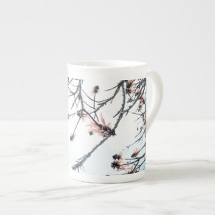 Spring time bone china mug