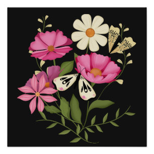 Spring-time Floral Poster
