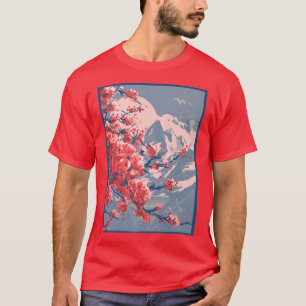 Spring Time Flowers Sakura Cherry Blossom Tree T-Shirt