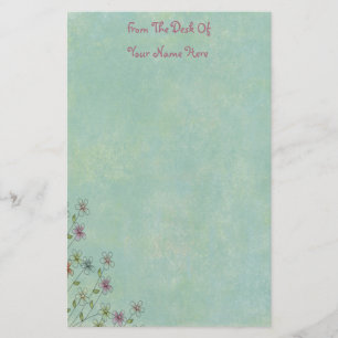 Spring Time Flowers Stationery