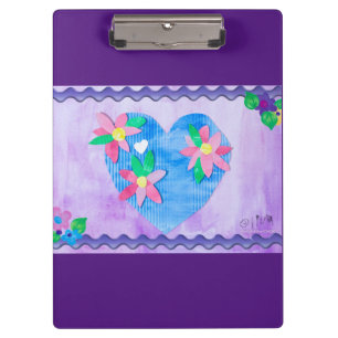 Spring Time Heart - Kids Art for CHOC Clipboard