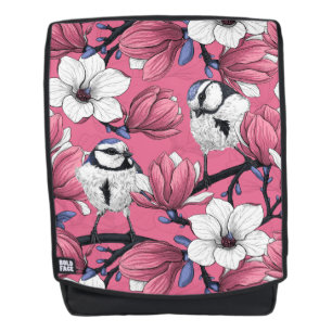 Spring time in pink backpack