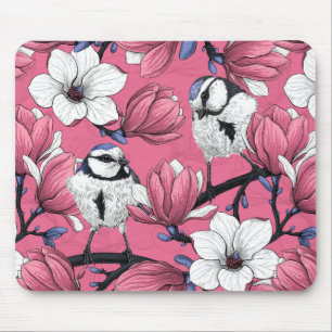 Spring time in pink mouse pad