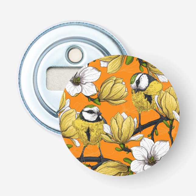 Spring time in yellow bottle opener (Front)