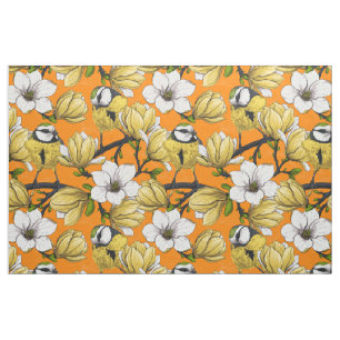 Spring time in yellow fabric