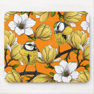 Spring time in yellow mouse pad