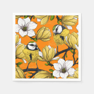 Spring time in yellow napkin